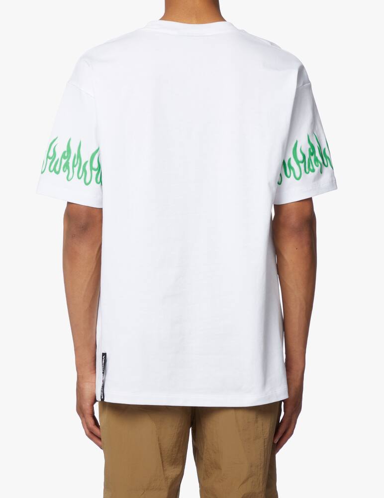 rinascente Vision of Super Maglietta manica corta flames maniche - bianco