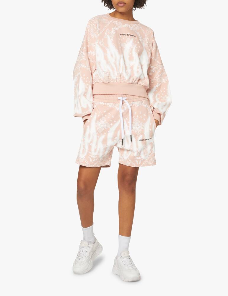 rinascente Vision of Super Bandana cotton sweatshirt - pink