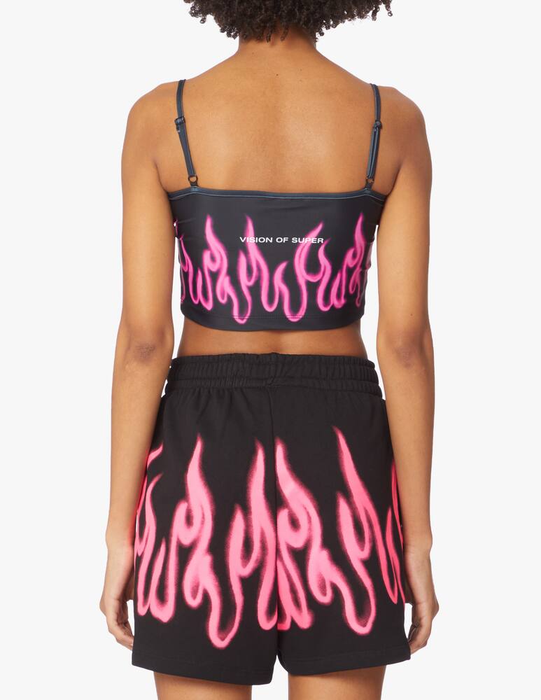 rinascente Vision of Super Top stampa bandana - nero