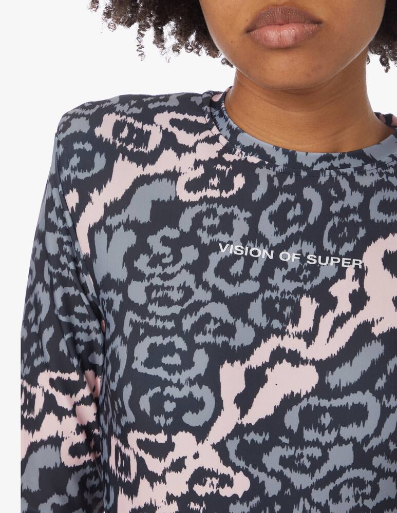 rinascente Vision of Super Body a manica lunga - grigio