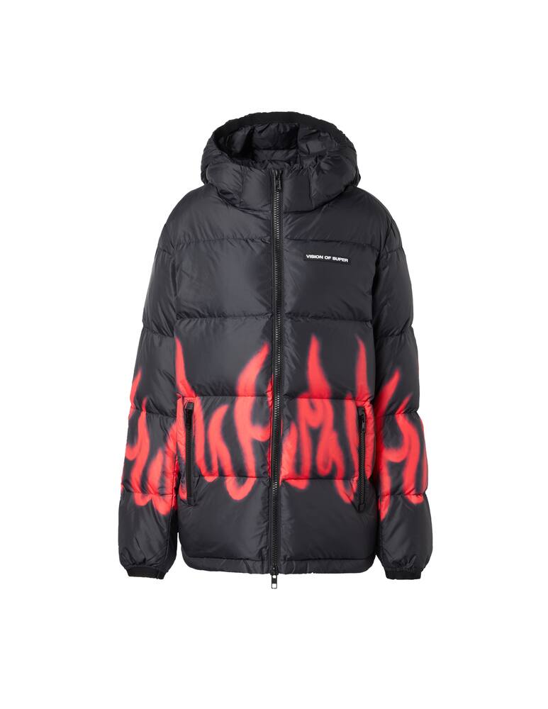 Vision of Super Flames puffer jacket - picture 1 Vision of Super Flames puffer jacket - picture 1