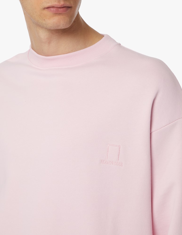 rinascente Heavendoor Logo roundneck hoodie - pink