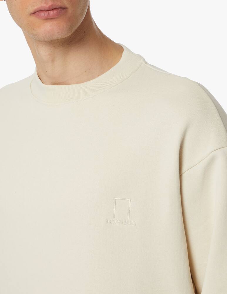 rinascente Heavendoor Logo roundneck hoodie - beige