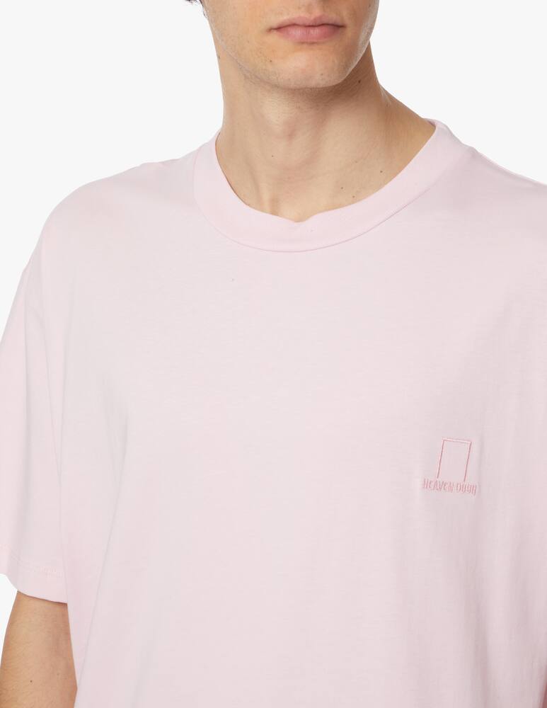 rinascente Heavendoor Maglieta manica corta con logo - rosa