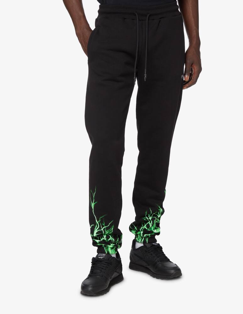 rinascente Phobia Lightning fleece pants - Black
