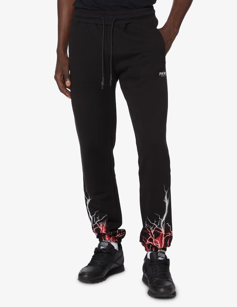 rinascente Phobia Lightning fleece pants - Black