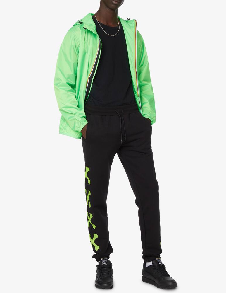 rinascente Phobia Crossed bones fleece pants - Black