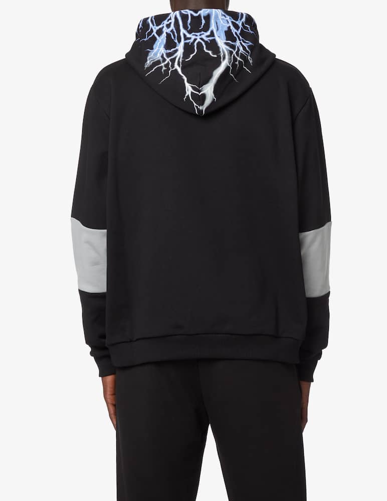 rinascente Phobia Felpa con cappuccio lightning australian - Nero