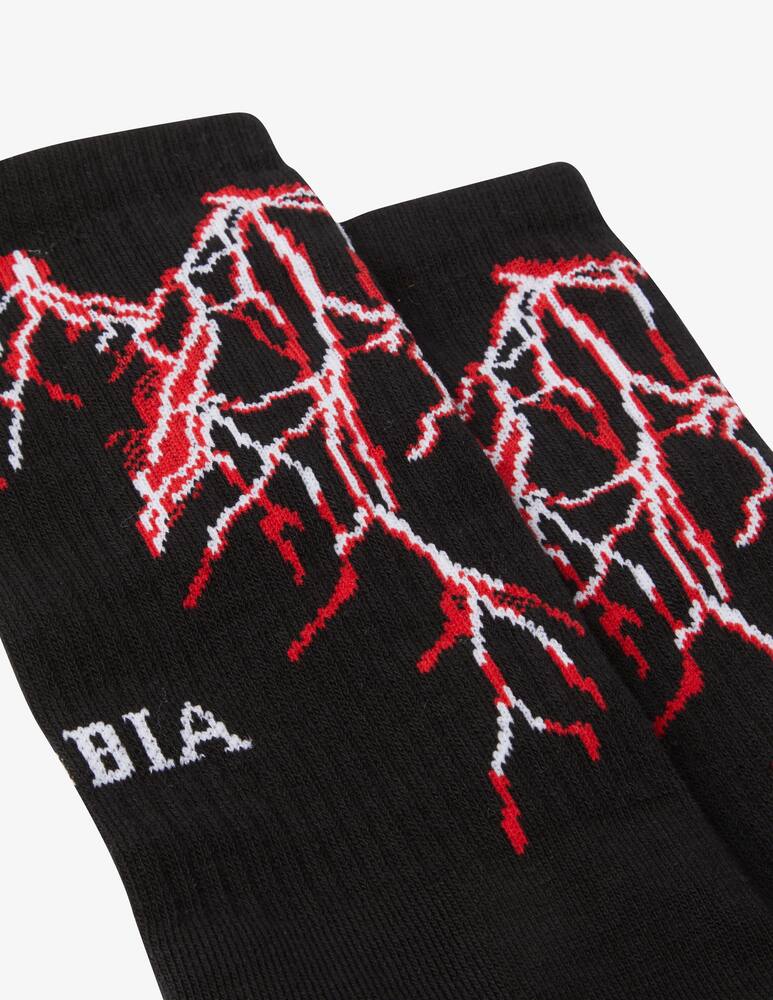 rinascente Phobia Socks lampo rosso - Nero