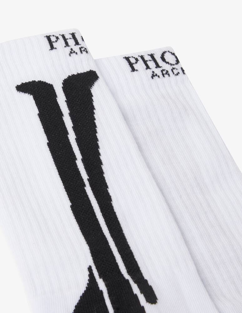 rinascente Phobia Black bones socks - White