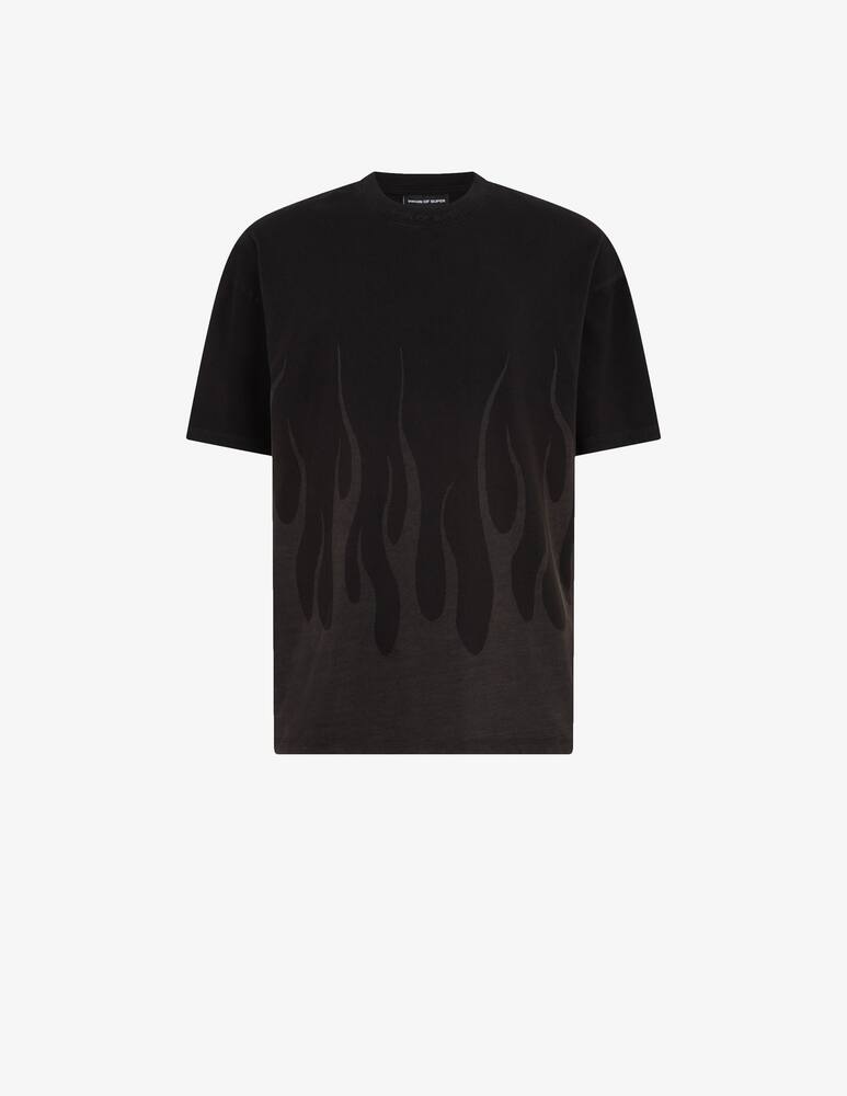 rinascente Vision of Super T-shirt with corrosive flames