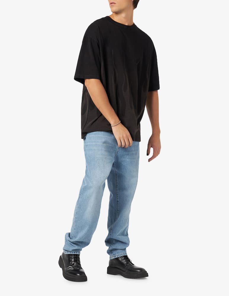 rinascente Vision of Super T-shirt with corrosive flames