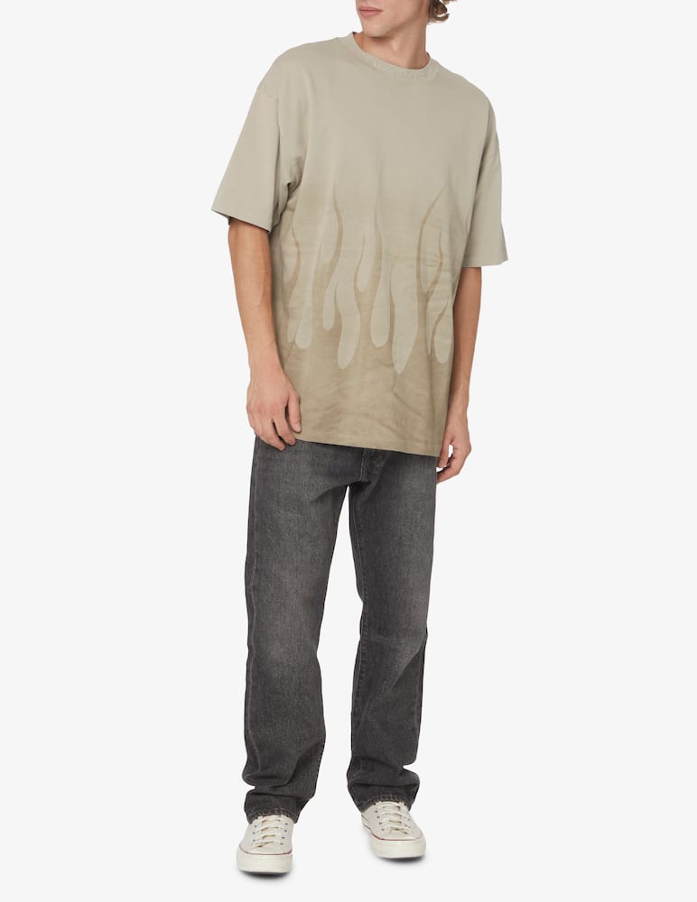 rinascente Vision of Super Laser flames t-shirt - Beige