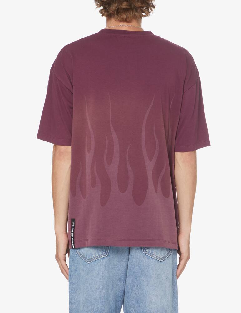 rinascente Vision of Super Laser flames t-shirt - Pink