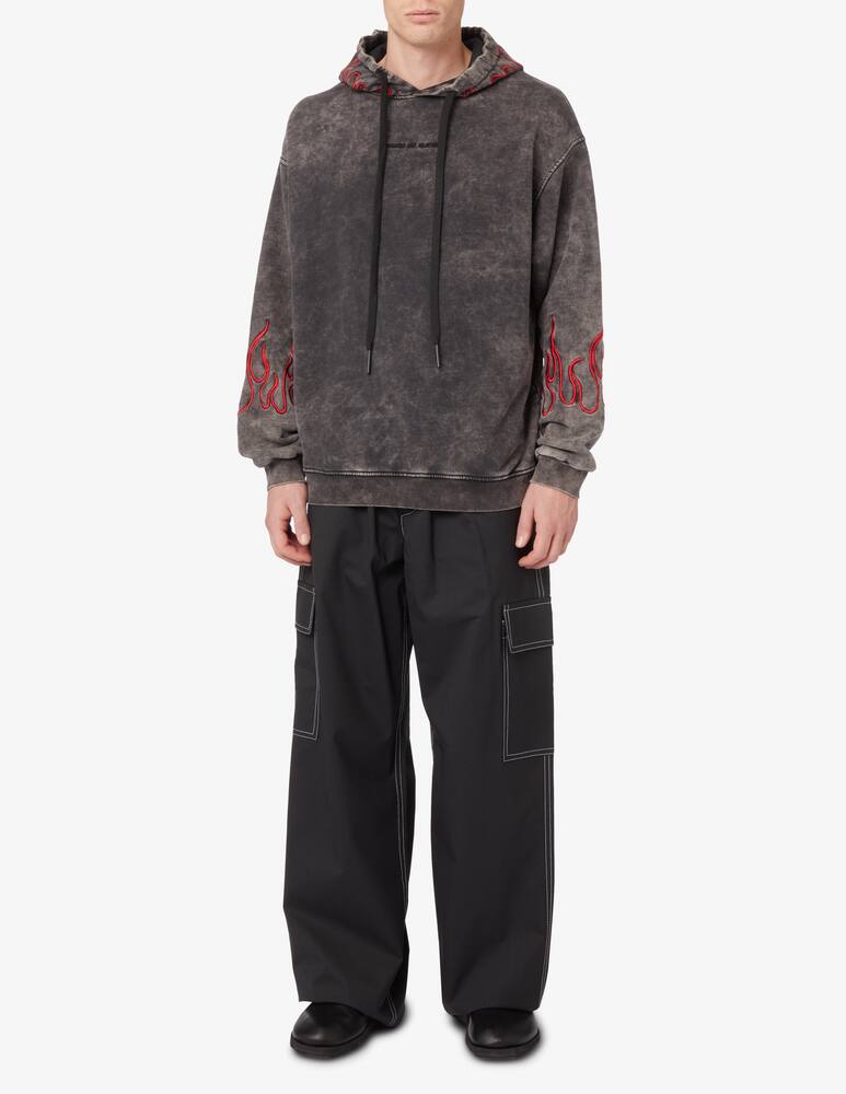 rinascente Vision of Super Embroidered falmes hoodie - Grey