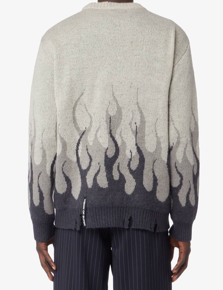 rinascente Vision of Super Flames mohair sweater - Grey