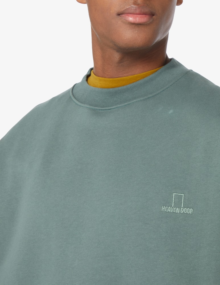 rinascente Heavendoor Felpa girocollo basic - Verde