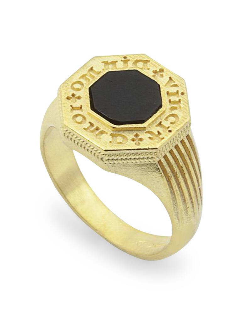 rinascente NOVE25 Chevalier omnia vincit amor onice oro