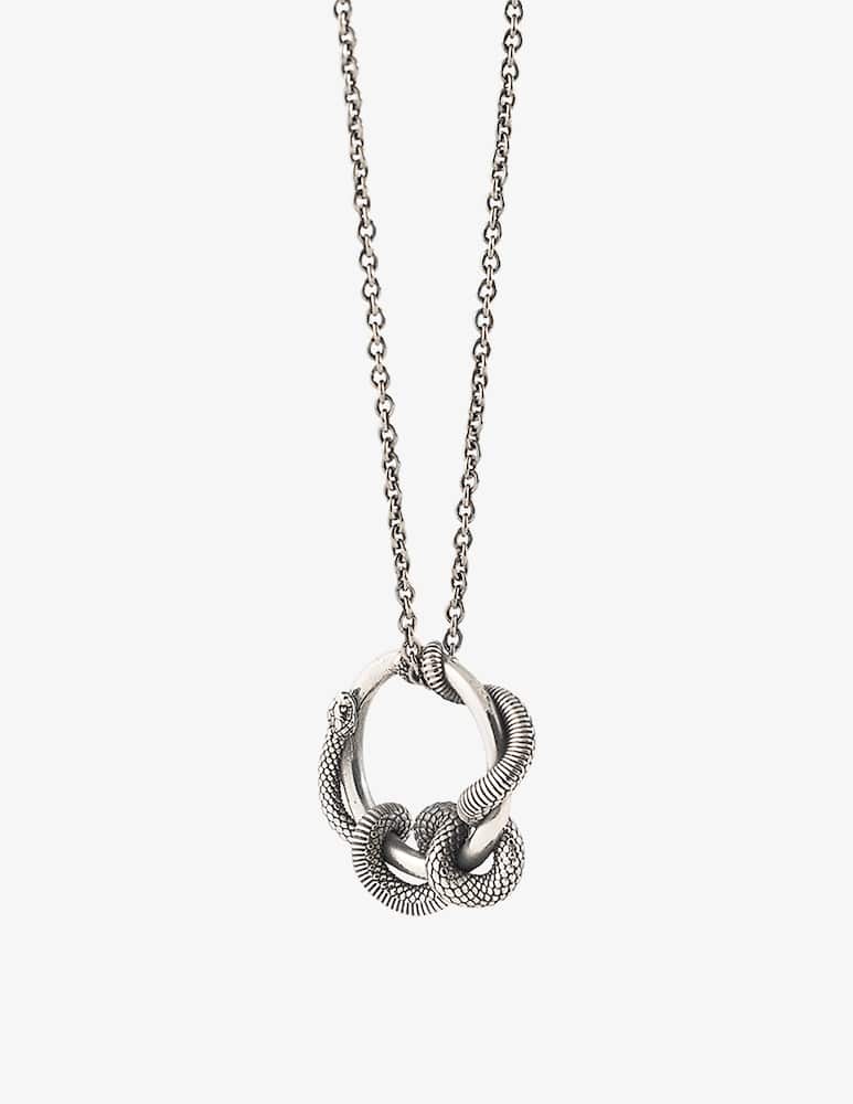 NOVE25 Nahas snake pendant - Silver - picture 3 NOVE25 Nahas snake pendant - Silver - picture 3