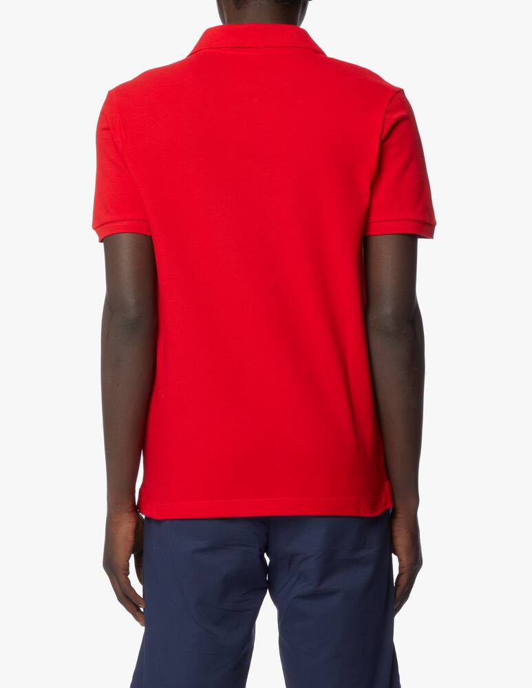 rinascente Paul & Shark Tricolor logo piquet polo - red