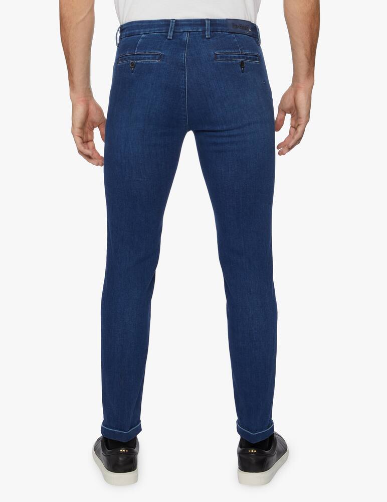 rinascente Re-HasH Denim tencel chinos medium wash