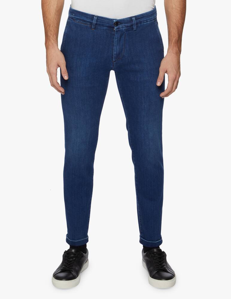 rinascente Re-HasH Denim tencel chinos medium wash