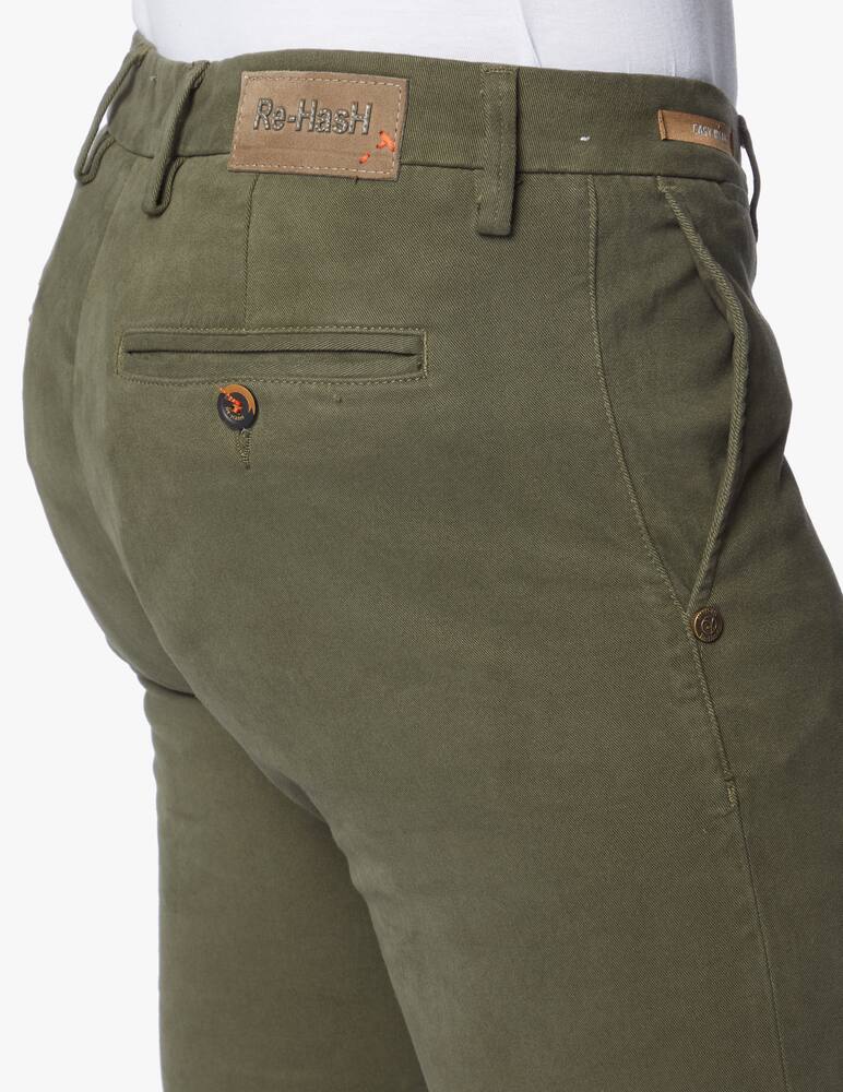 rinascente Re-HasH Pantalone chino mucha