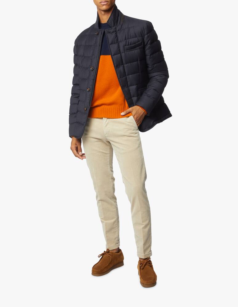 rinascente Re-HasH Velvet mucha chino pant