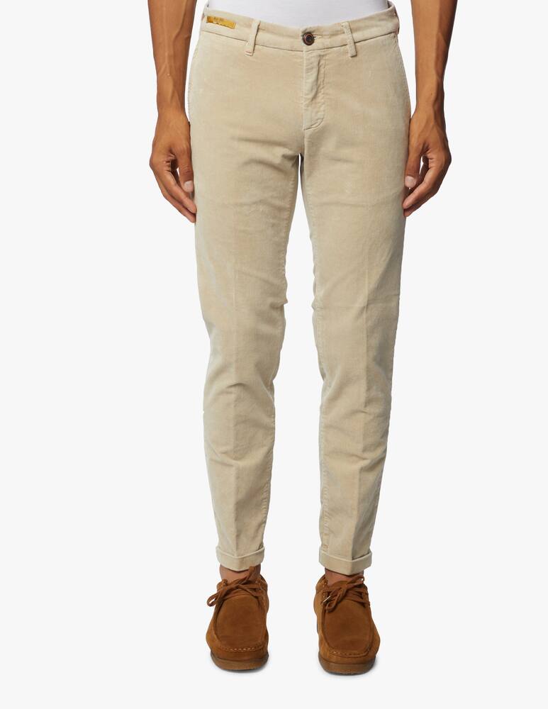 rinascente Re-HasH Velvet mucha chino pant