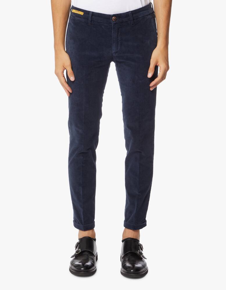 rinascente Re-HasH Velvet mucha chino pant