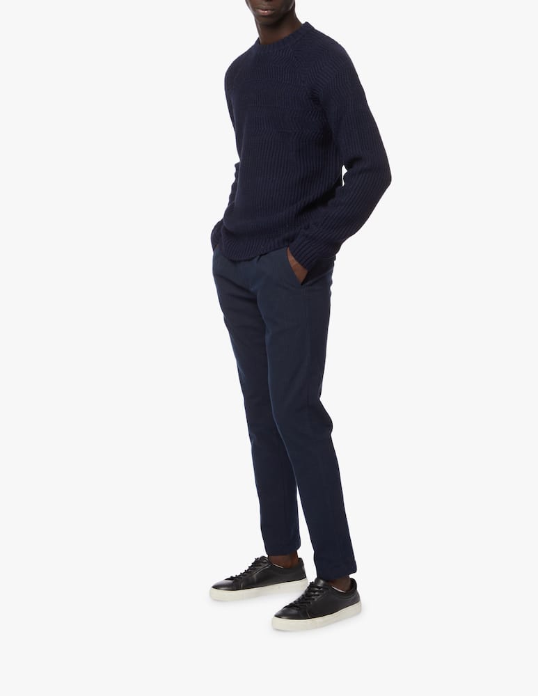 rinascente Re-HasH Pantalone chino jogger in lana