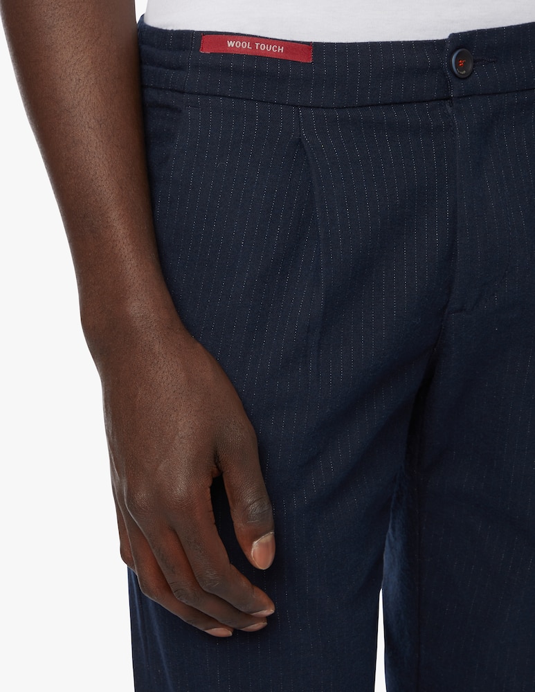 rinascente Re-HasH Pantalone chino jogger in lana