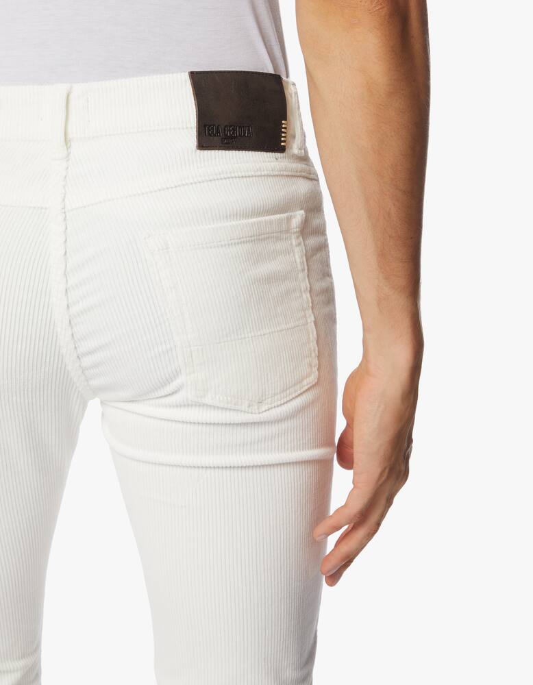 rinascente Tela Genova Pantalone 5 tasche in velluto a coste augusto 3/s