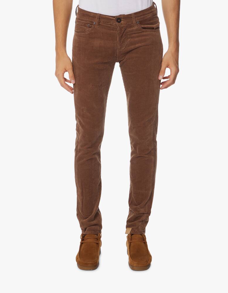 rinascente Tela Genova Pantalone 5 tasche in velluto a coste slim augusto 4s