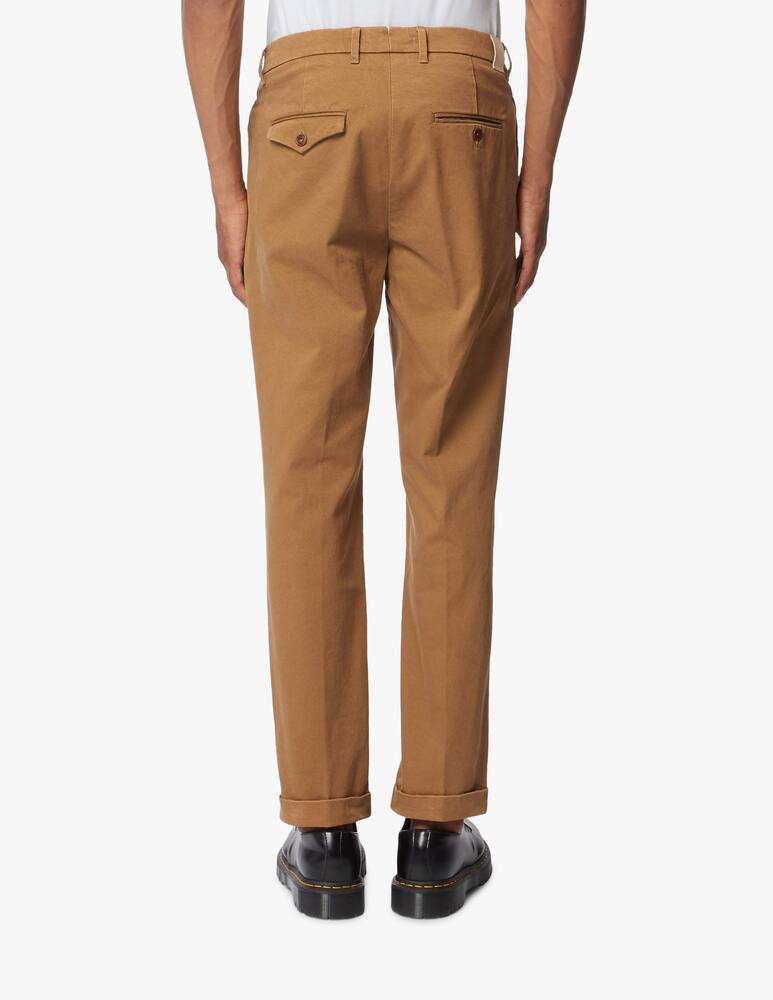 rinascente Tela Genova Pantalone  chino con pence paride-p/6sp