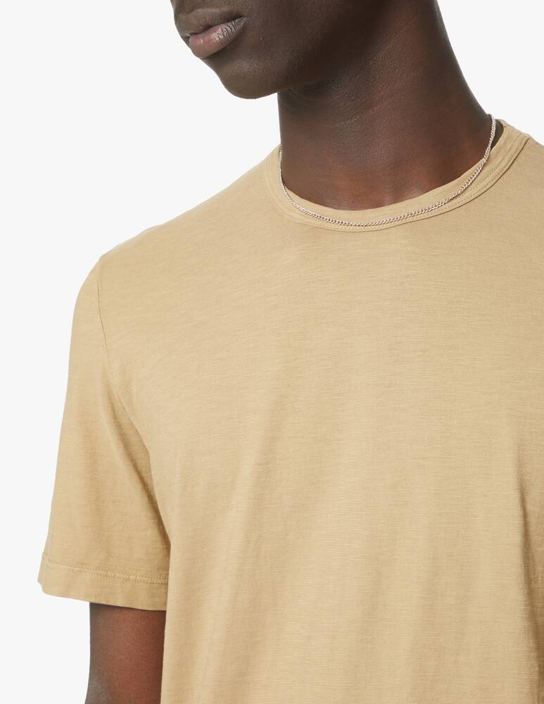 rinascente Tela Genova Maglietta manica corta lavata daniele - beige