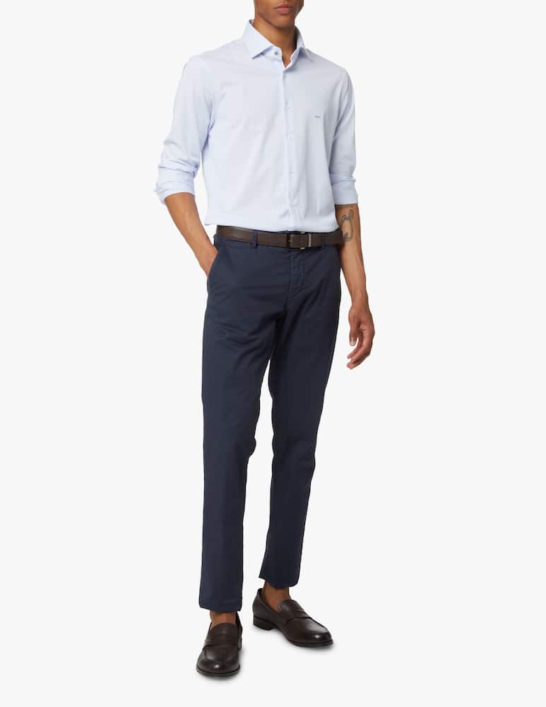 rinascente Michael Kors Striped slim shirt - light blue