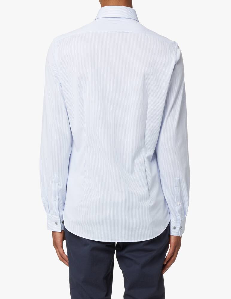 rinascente Michael Kors Striped slim shirt - light blue