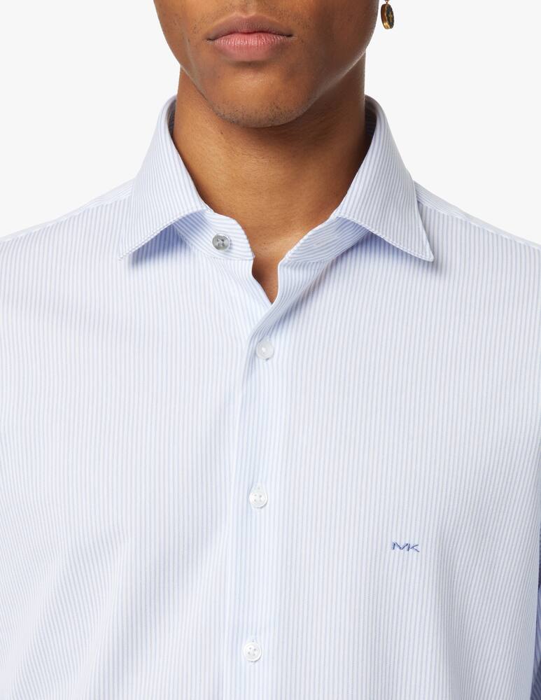 rinascente Michael Kors Striped slim shirt - light blue
