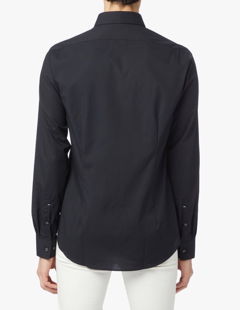 rinascente Michael Kors Camicia slim fit in popeline - nero