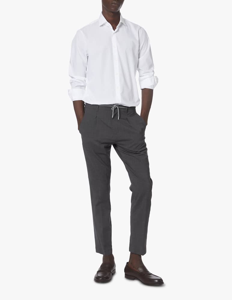 rinascente Michael Kors Popeline slim fit shirt - white