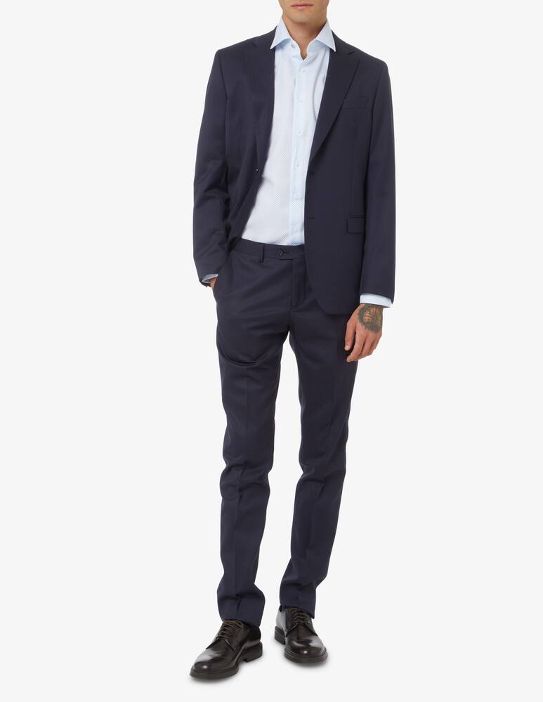 rinascente Michael Kors Business printed shirt - Light blue