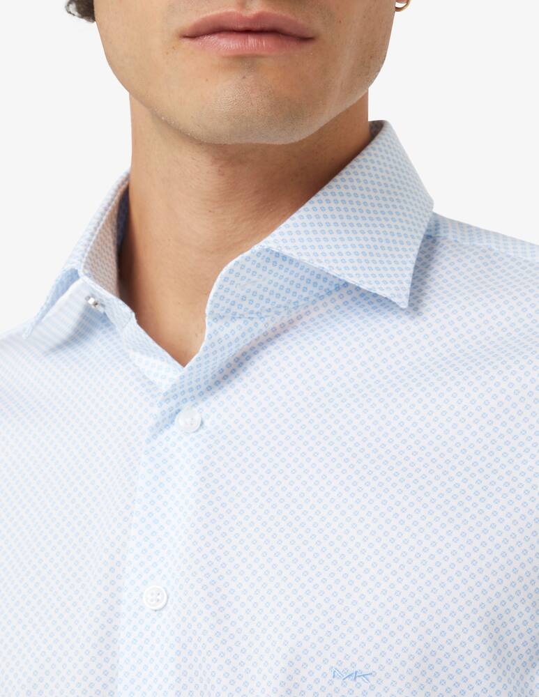 rinascente Michael Kors Business printed shirt - Light blue