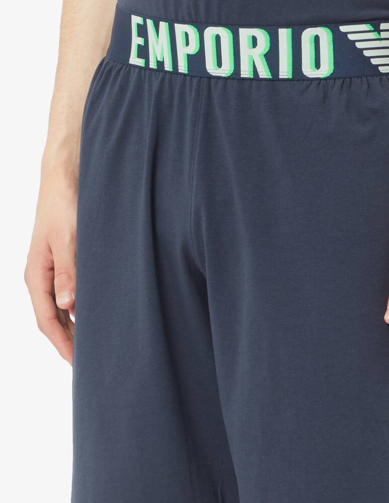rinascente Emporio Armani Megalogo short pajamas