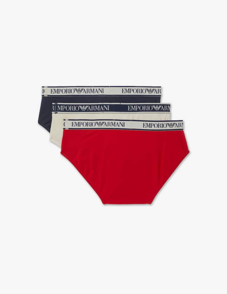 rinascente Emporio Armani 3-pack brief core logoband