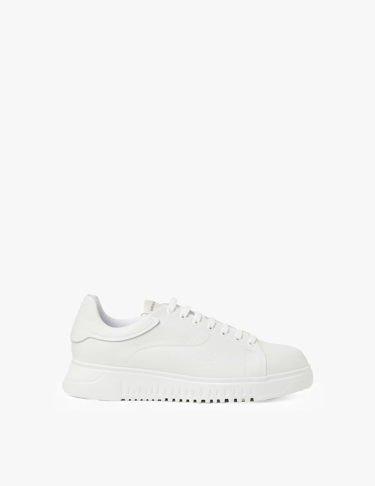 Emporio Armani High bottom retro logo tag sneakers - picture 1 Emporio Armani High bottom retro logo tag sneakers - picture 1