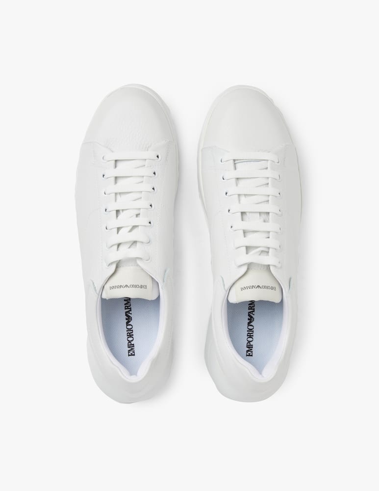 Emporio Armani High bottom retro logo tag sneakers - picture 2 Emporio Armani High bottom retro logo tag sneakers - picture 2