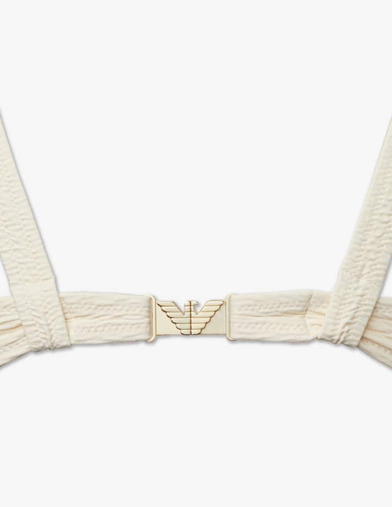 rinascente Emporio Armani Costume due pezzi a fascia con anello