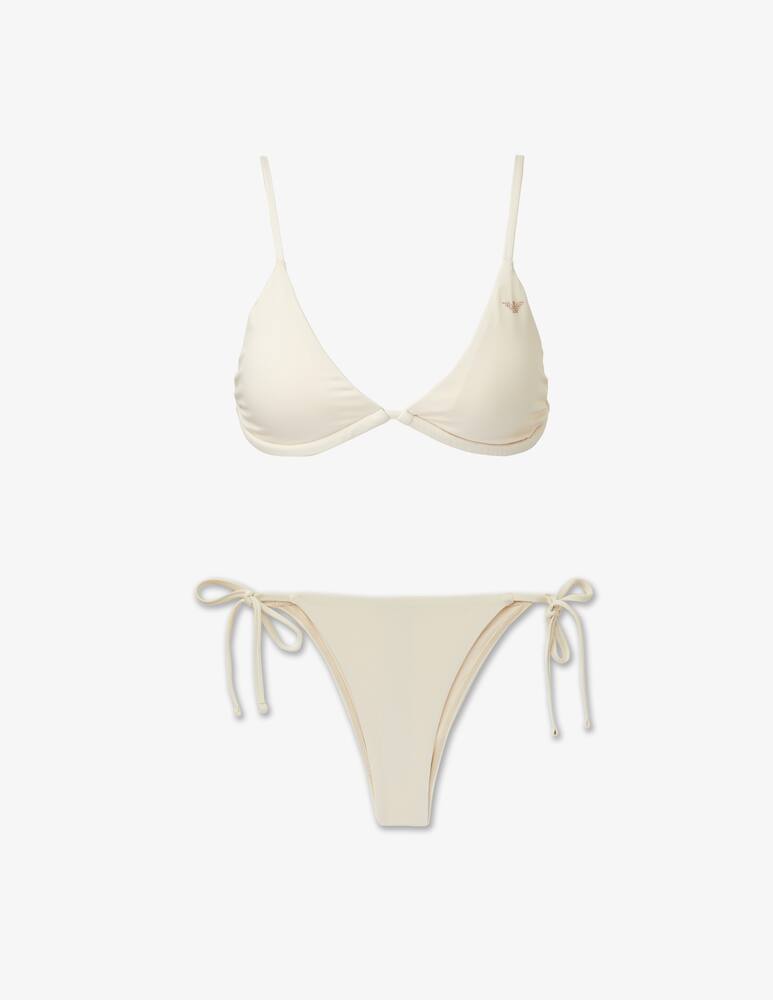 rinascente Emporio Armani Bikini set with triangle top and Brazilian bottom