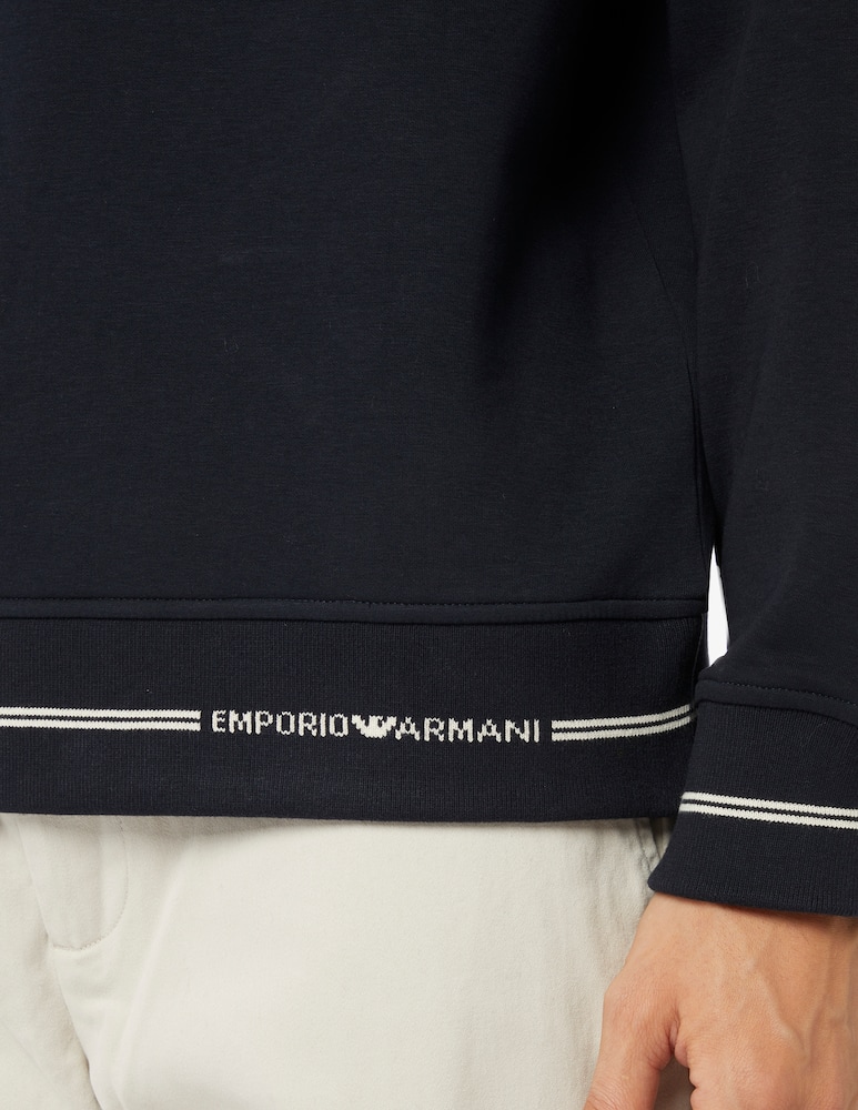 rinascente Emporio Armani Felpa girocollo logo basso